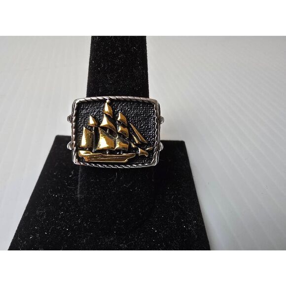 Relentless Betrayal Men's Pirate Ring - Picture 1 of 6